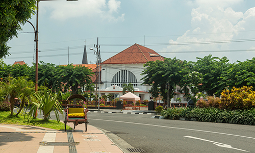 Street view of Surabaya